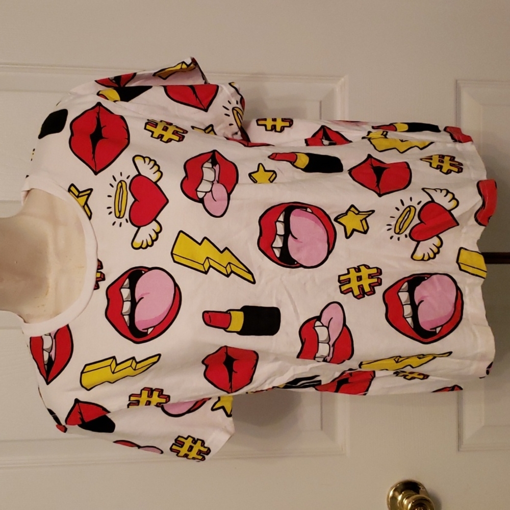 On Fire Cartoon Tee